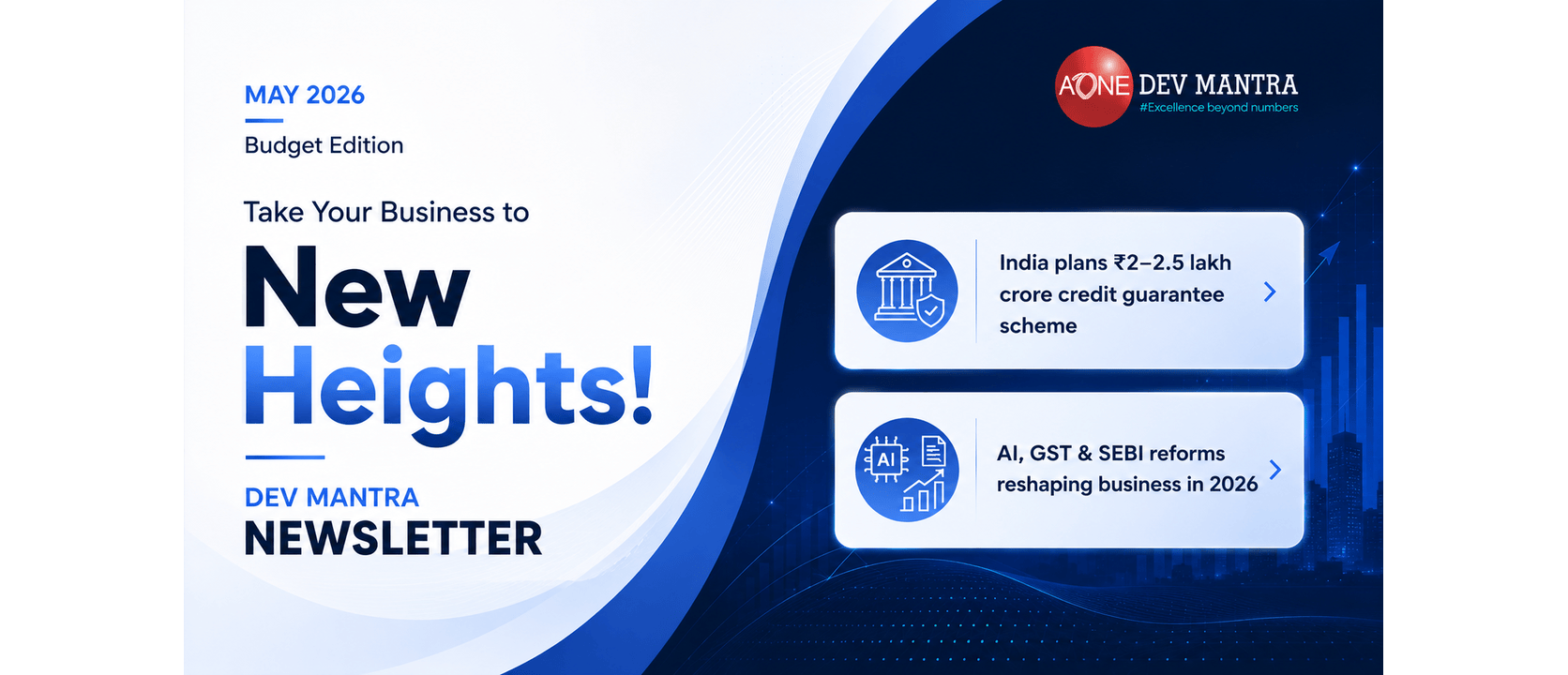 May 2026 Newsletter — CBDT, GST, SEBI, MCA Updates | DevMantra Times